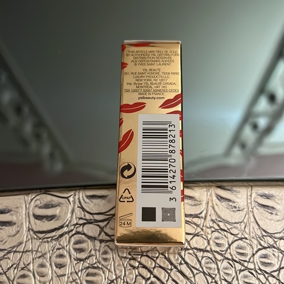 NIB! YSL Rouge Pur Couture Kiss & Love Collection Lipstick In Color #1. - Picture 10 of 11